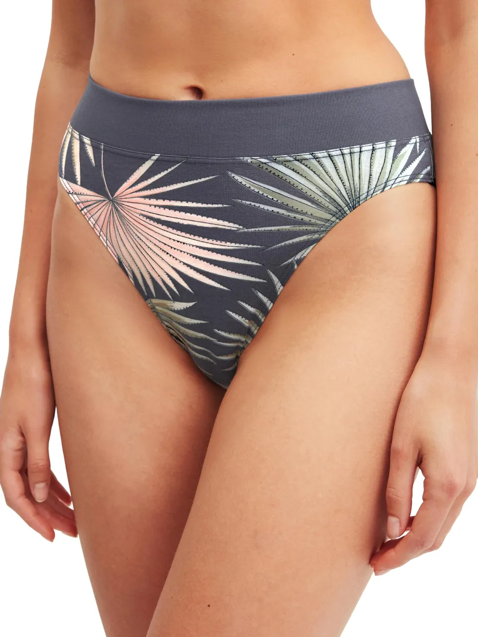 calida-elastic-trend-slip-damen-black-print-1er-pack image 1