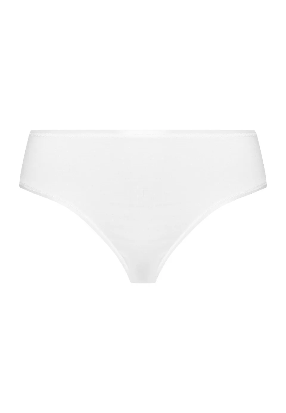 hanro-cotton-seamless-midi-brief-slip-damen-wei-baumwolle image 1