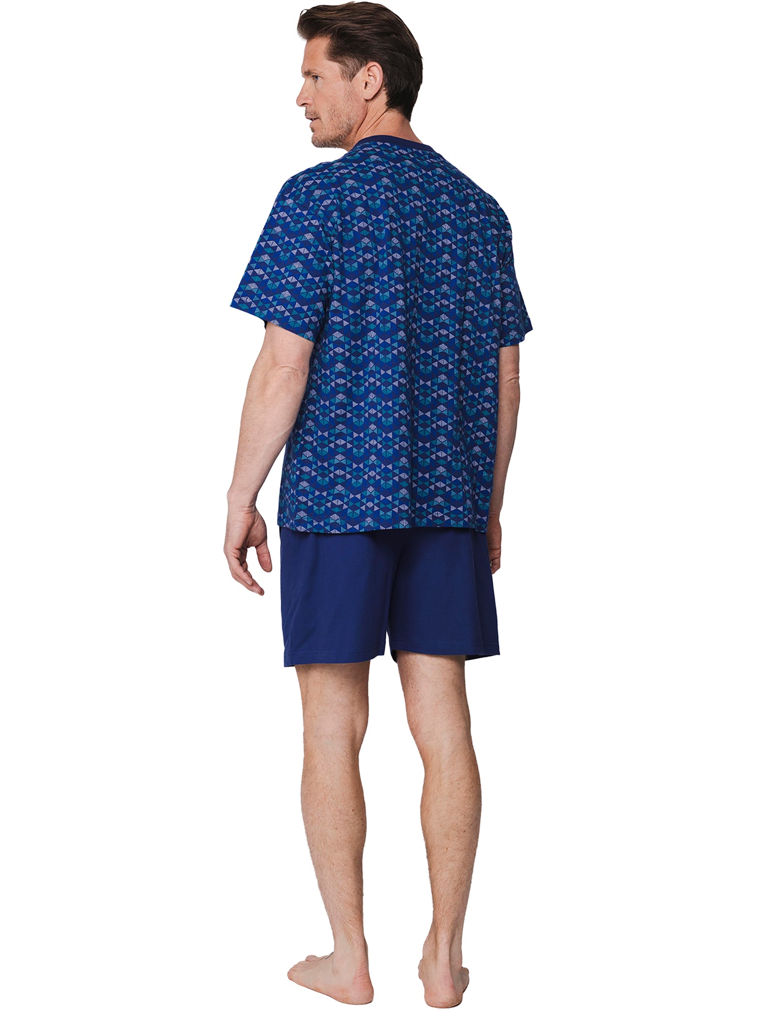 robson-shortama-kurzpyjama-dunkelblau-100-baumwolle image 4