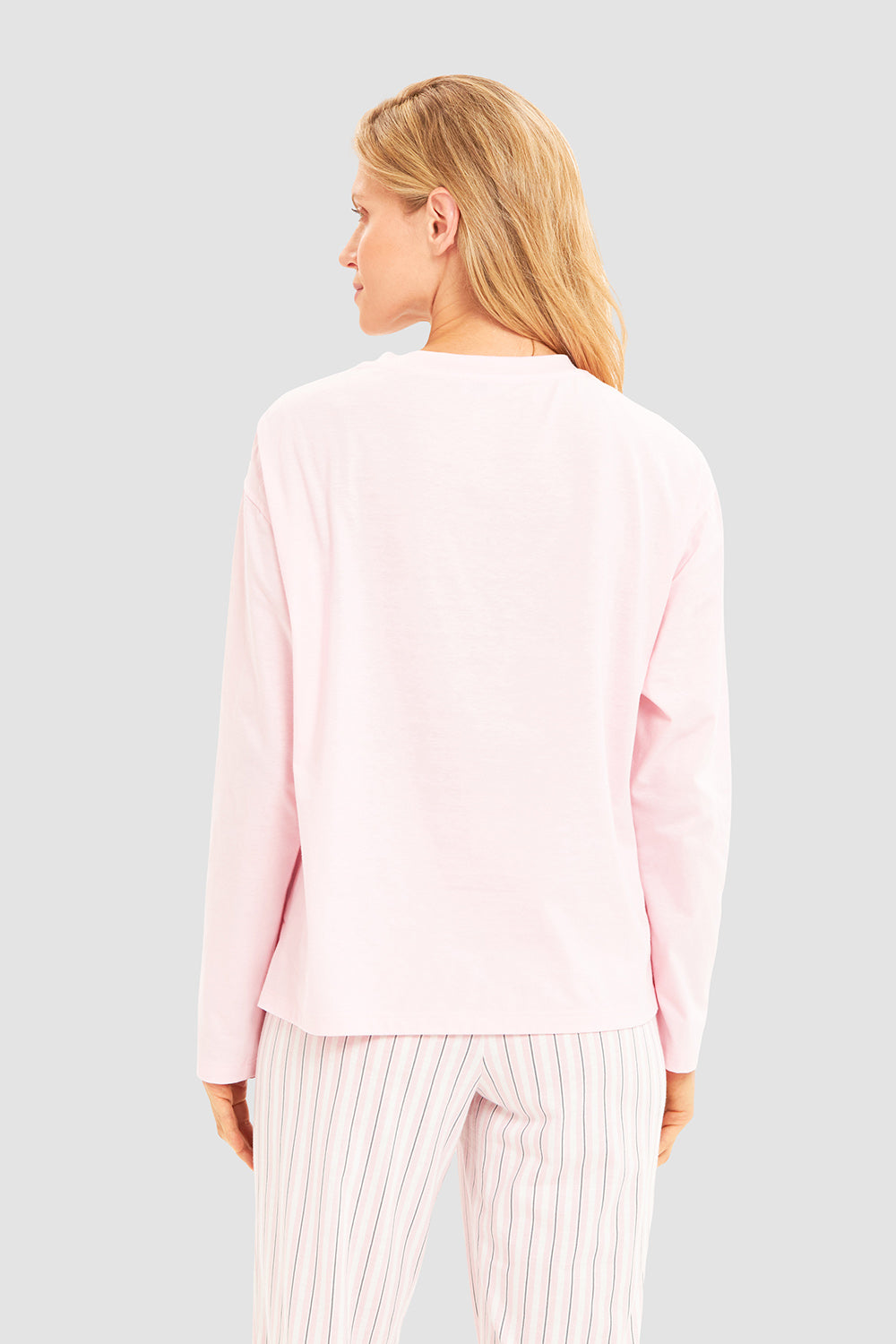 r-sch-be-happy-shirt-langarm-sportiv-rosa-rundhals image 3