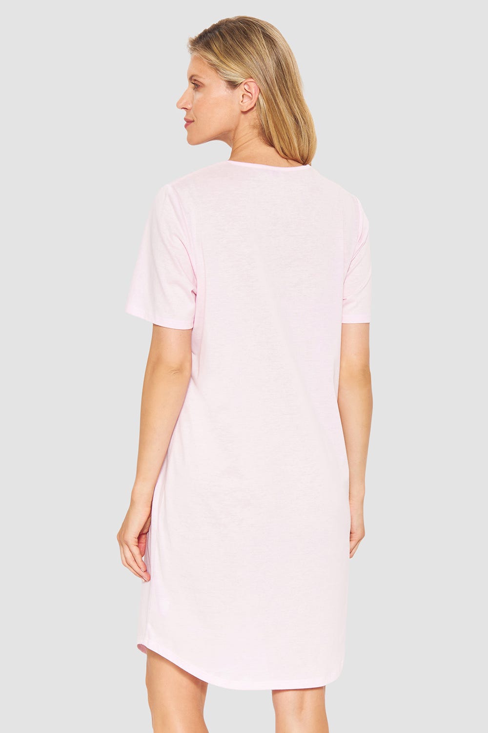 r-sch-be-happy-nachthemd-knielang-rosa-mit-spitze image 3