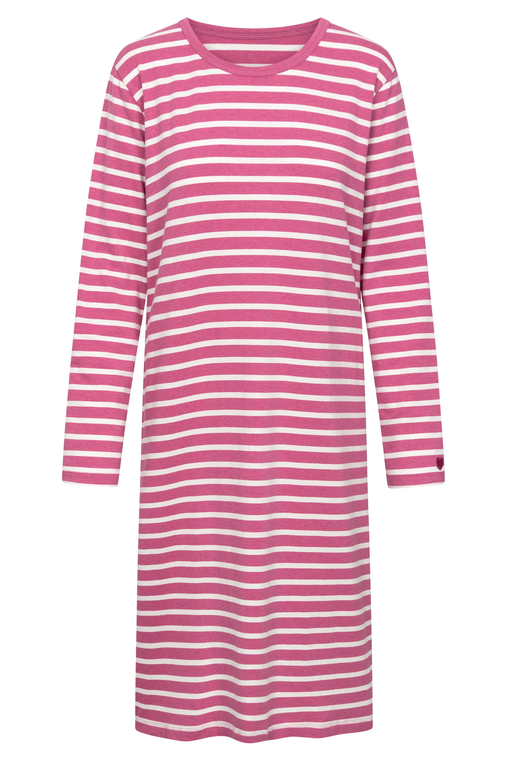 r-sch-be-happy-nachthemd-pink-ringel-baumwolle-modal image 2