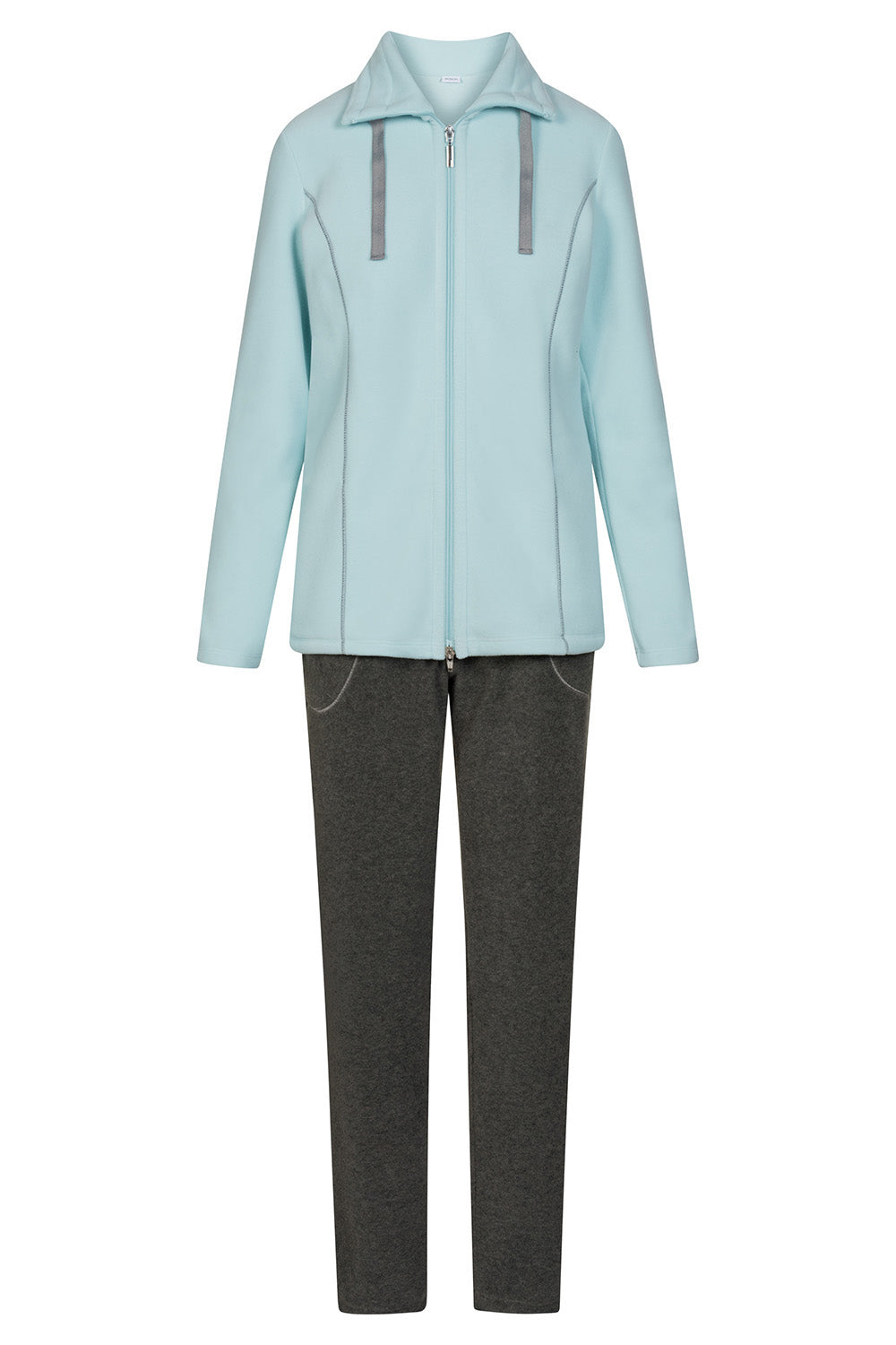 r-sch-be-happy-fleece-hausanzug-damen-gr-n-lang image 2