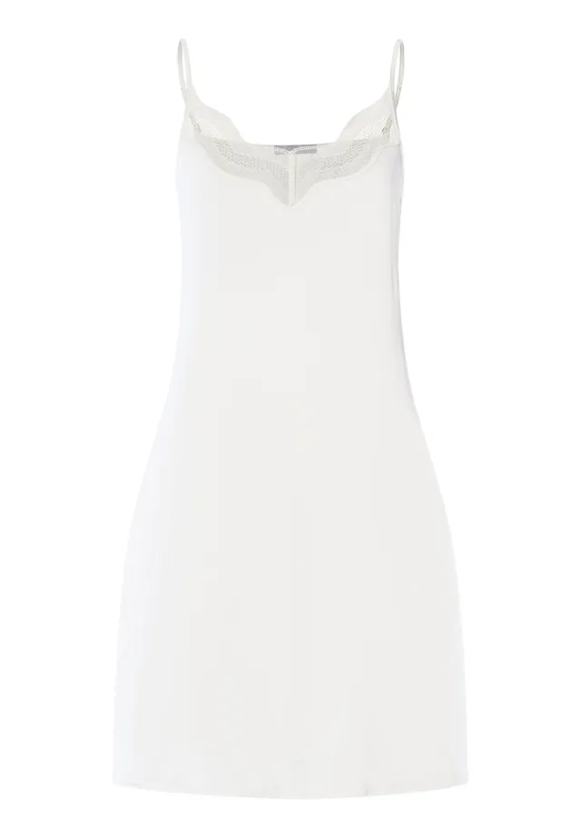 hanro-cira-negligee-90cm-unterkleid-off-white-spitze image 1