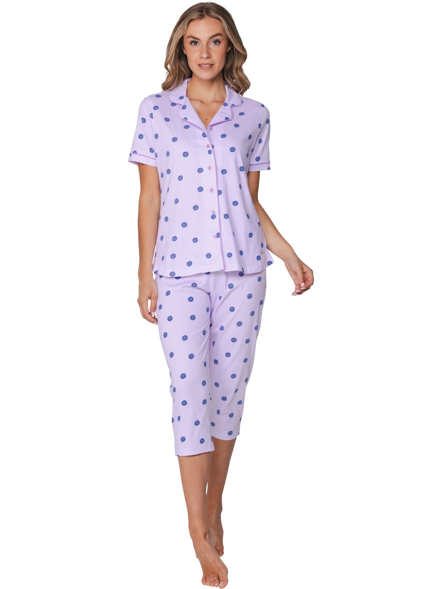pastunette-myrebelle-waterflower-pyjama-lila-baumwolle image 3