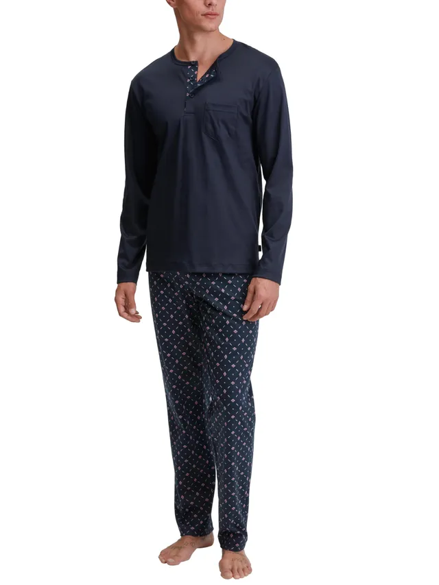 calida-relax-selected-pyjama-herren-dark-sapphire image 1