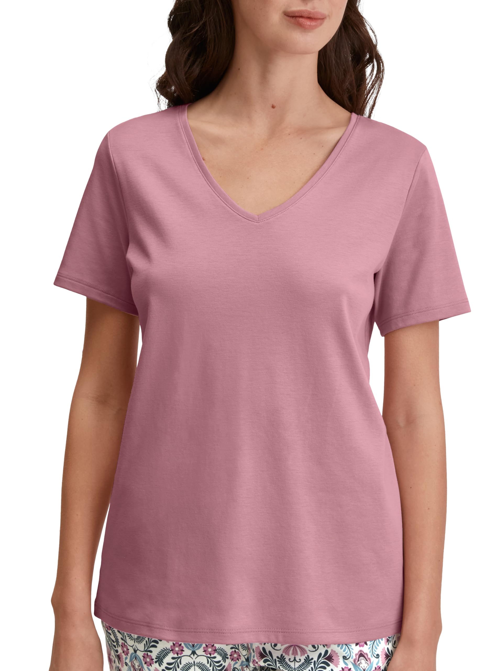 calida-favourites-lounge-t-shirt-damen-blush-flower-44-46 image 1