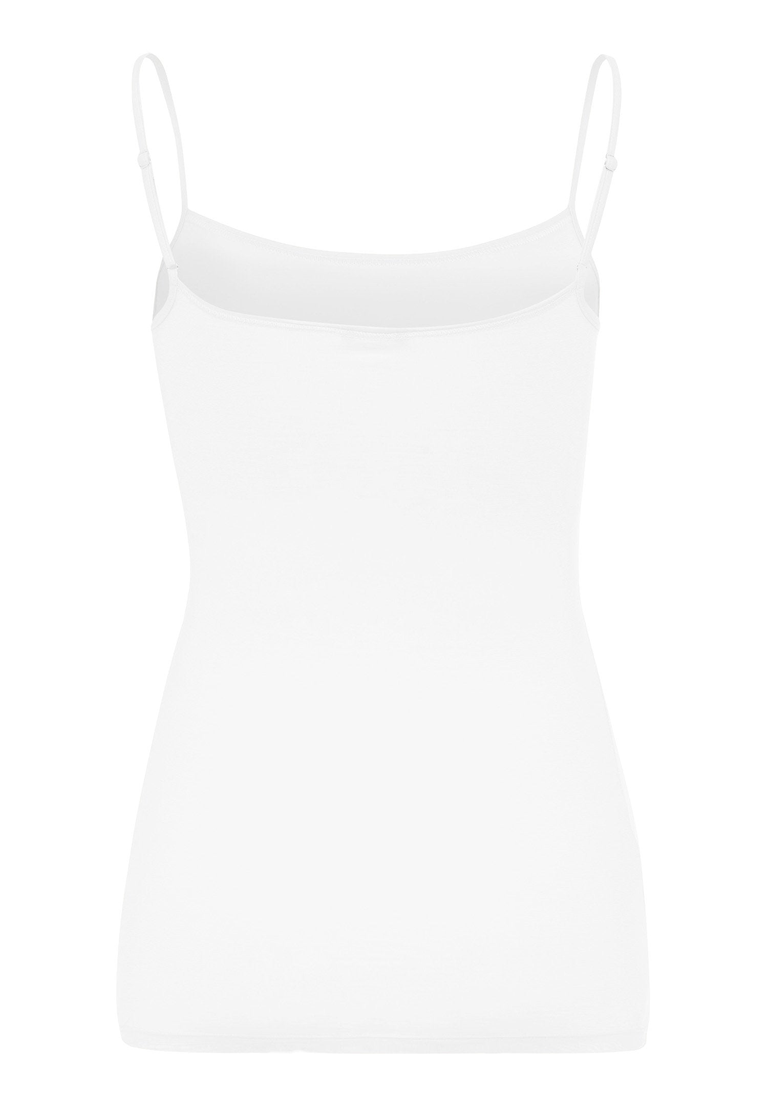 hanro-ultralight-spaghetti-top-damen-wei-baumwolle image 3