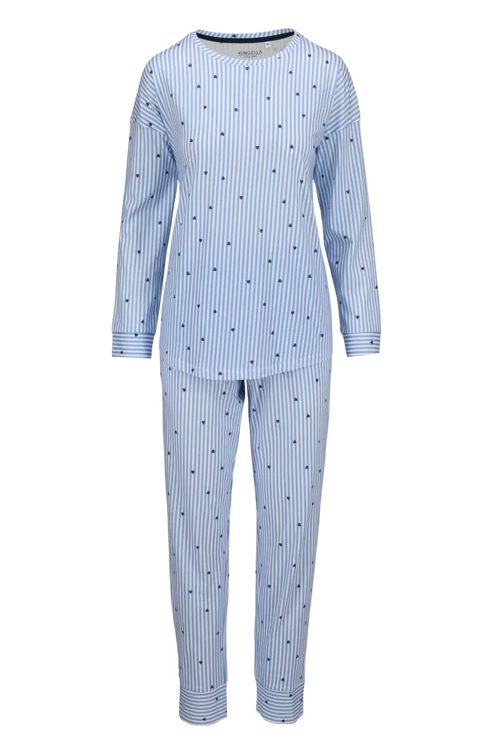 ringella-women-men-damen-schlafanzug-air-blue-gr-36-baumwolle image 1
