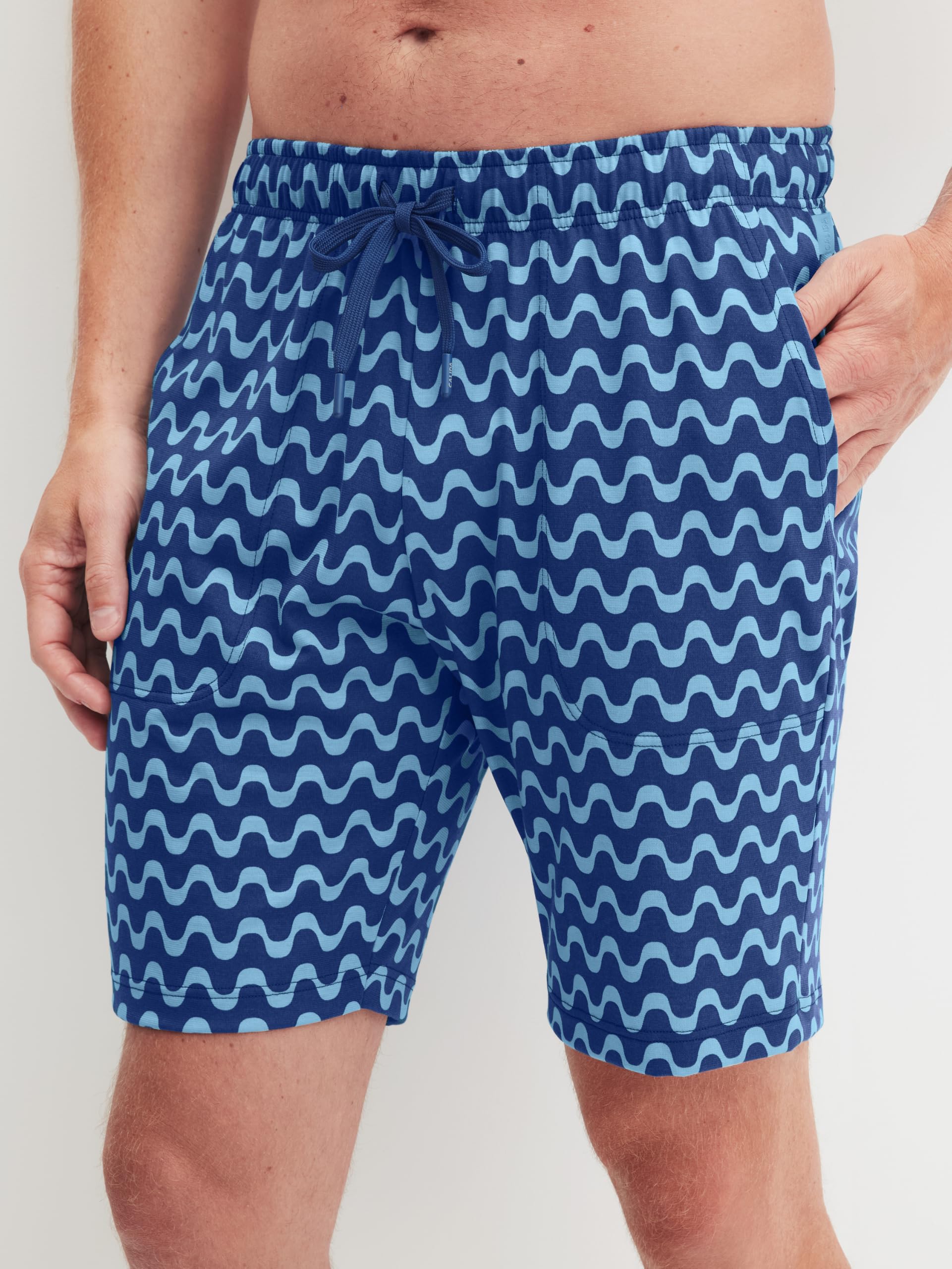 calida-remix-basic-sleep-herren-shorts-retro-blue-58-60 image 2