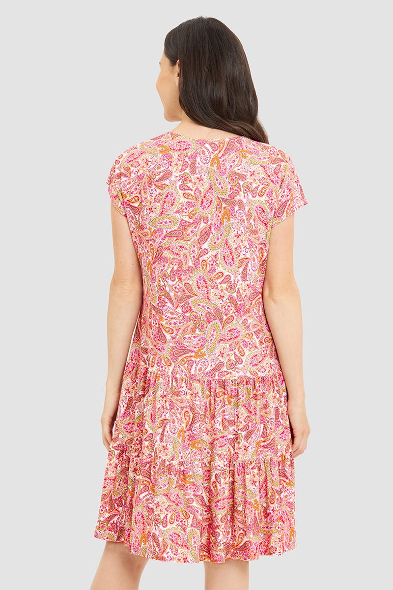 r-sch-be-happy-strandkleid-knielang-rot-viskose-2 image 3