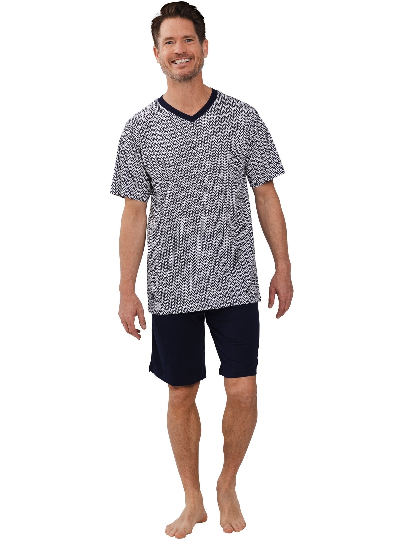 pastunette-blue-breeze-shortama-blau-wei-baumwolle image 2