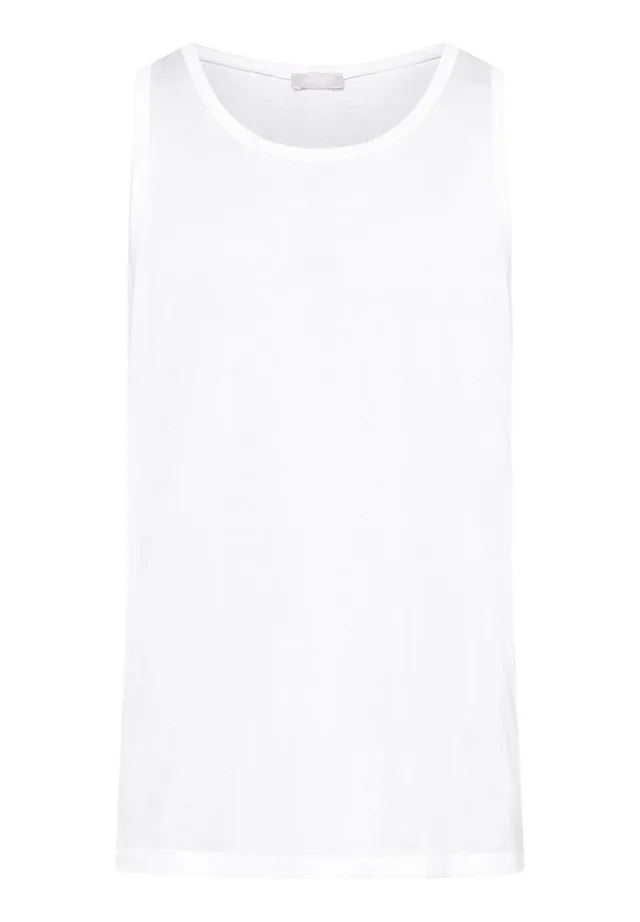 hanro-cotton-sporty-tank-top-wei-baumwolle-herren image 1