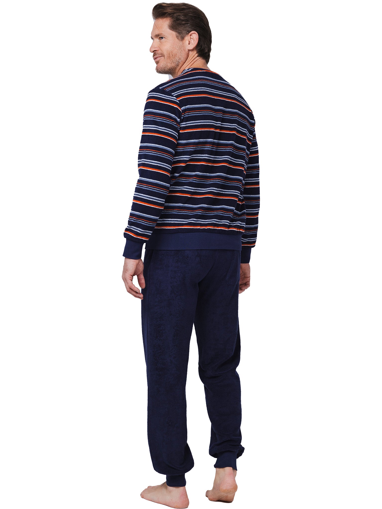pastunette-navy-nights-pyjama-blau-herren-frottee image 4