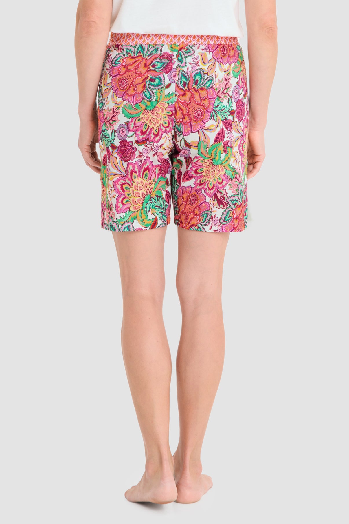 r-sch-be-happy-bermuda-ornamentdruck-shorts-rot-baumwolle image 3