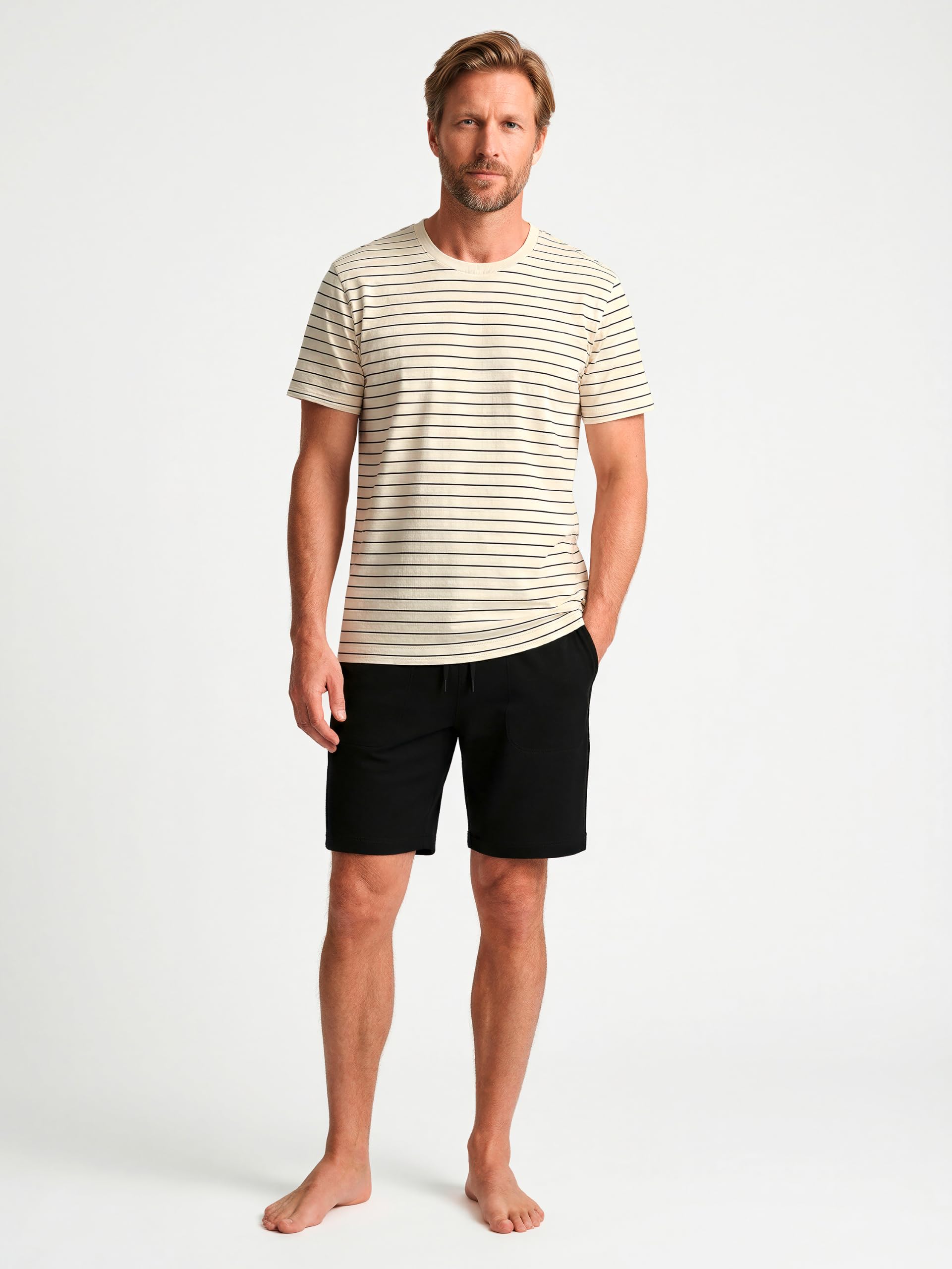 calida-remix-basic-lounge-rmx-lecce-t-shirt-herren-46-48-streifen image 3