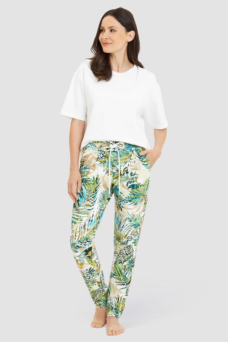 r-sch-be-happy-hose-lang-gr-n-sweathose-baumwolle-loungewear image 4