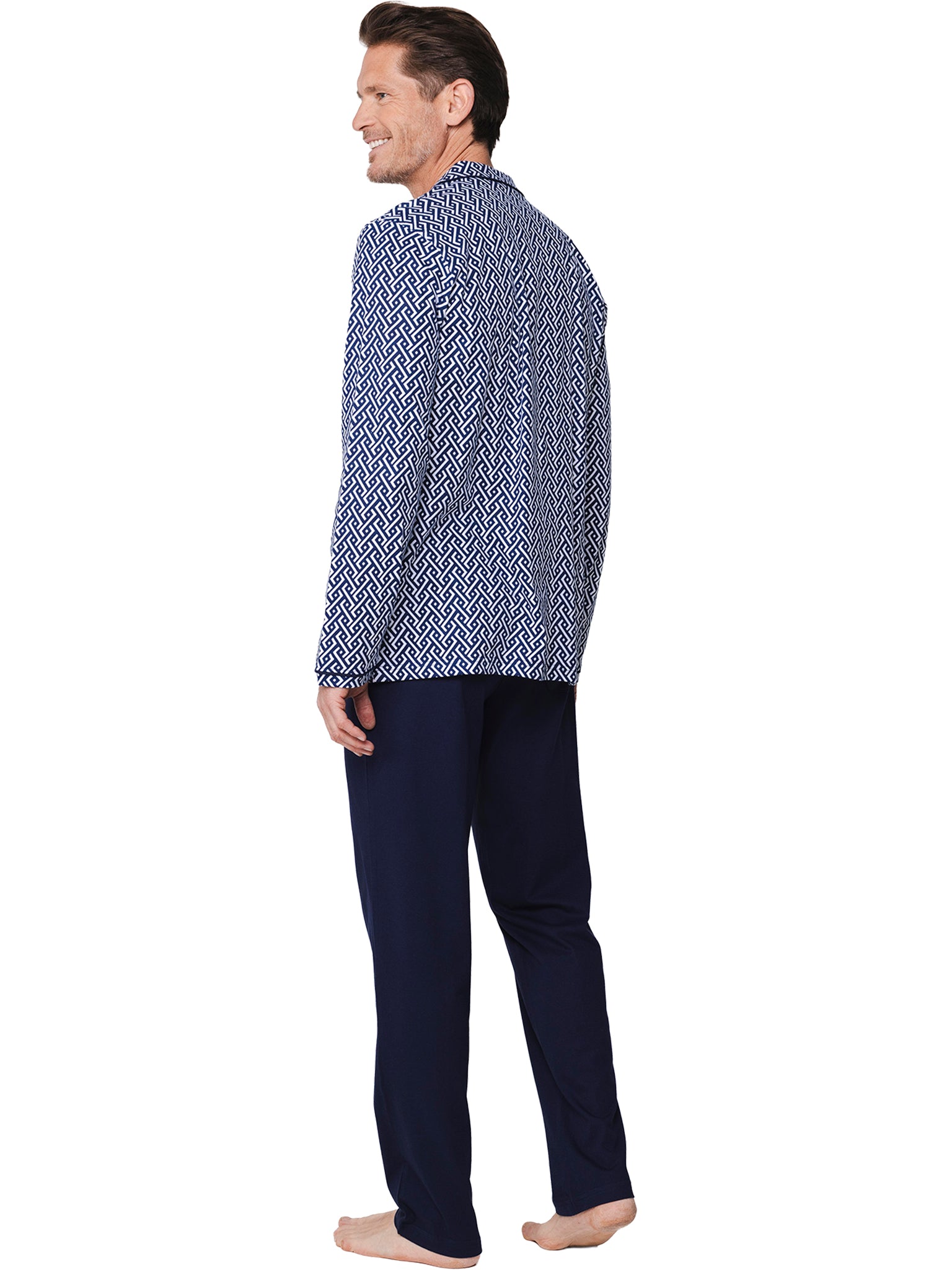 pastunette-blue-motion-pyjama-dunkelblau-durchgekn-pft image 4