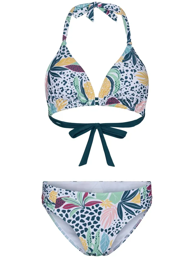 rebelle-tropical-jungle-triangel-bikini-wei-ananasprint image 1