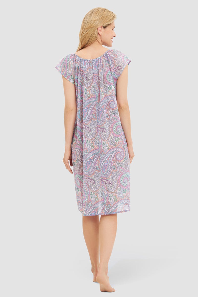 r-sch-be-happy-nachthemd-midi-paisleydruck-violett-baumwolle image 3