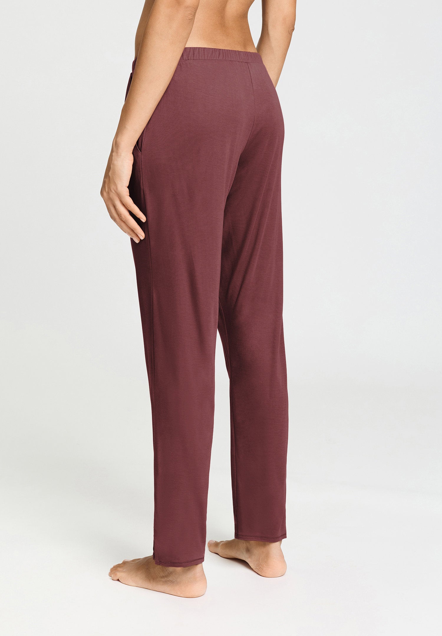 hanro-grand-central-pyjamahose-apple-butter-damen-seide image 4