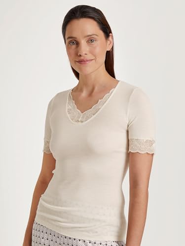 calida-silky-wool-glam-t-shirt-kurzarm-cream-48-50 image 7