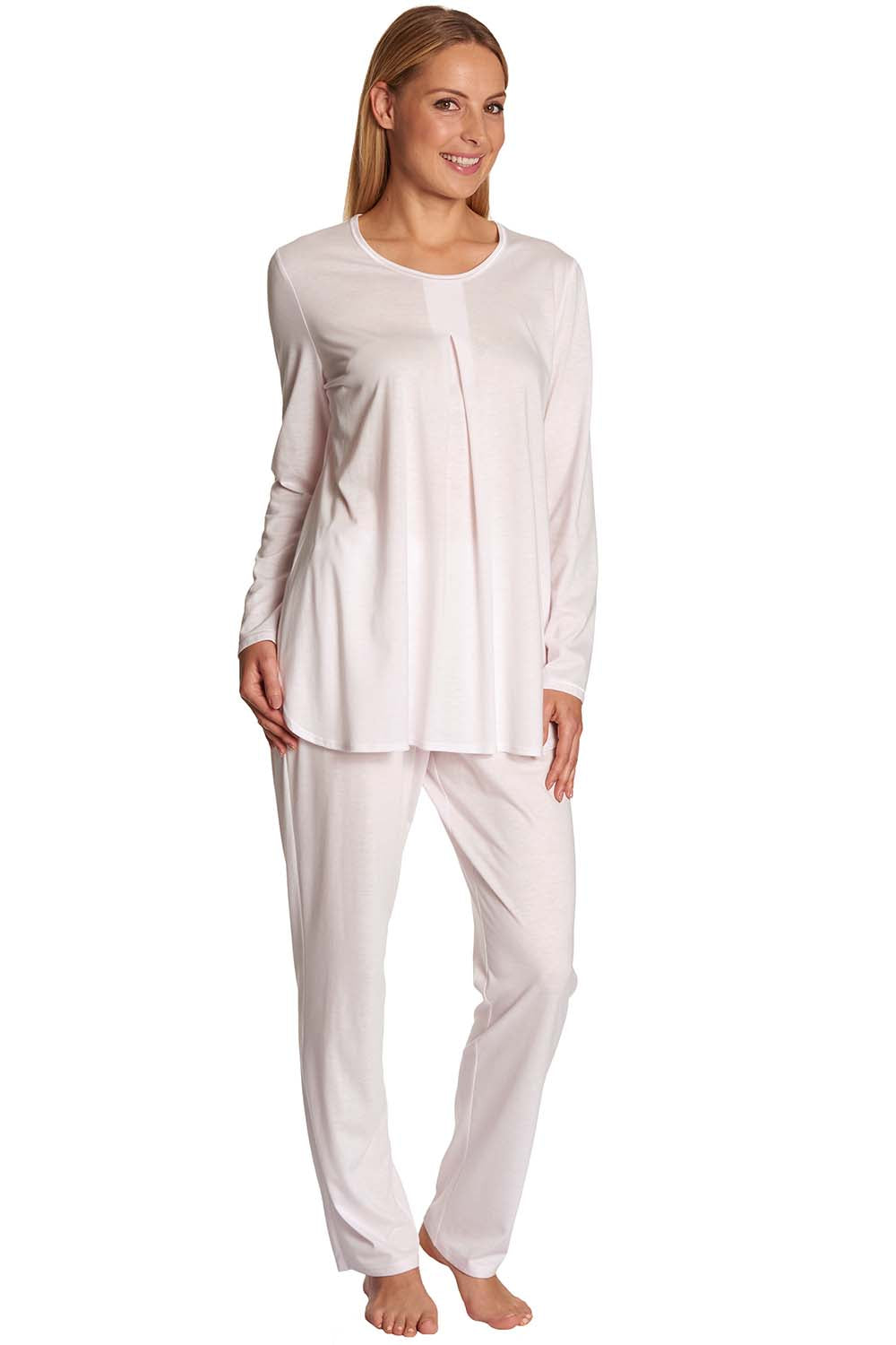 r-sch-be-happy-hose-lang-pyjamahose-braun-jersey image 8