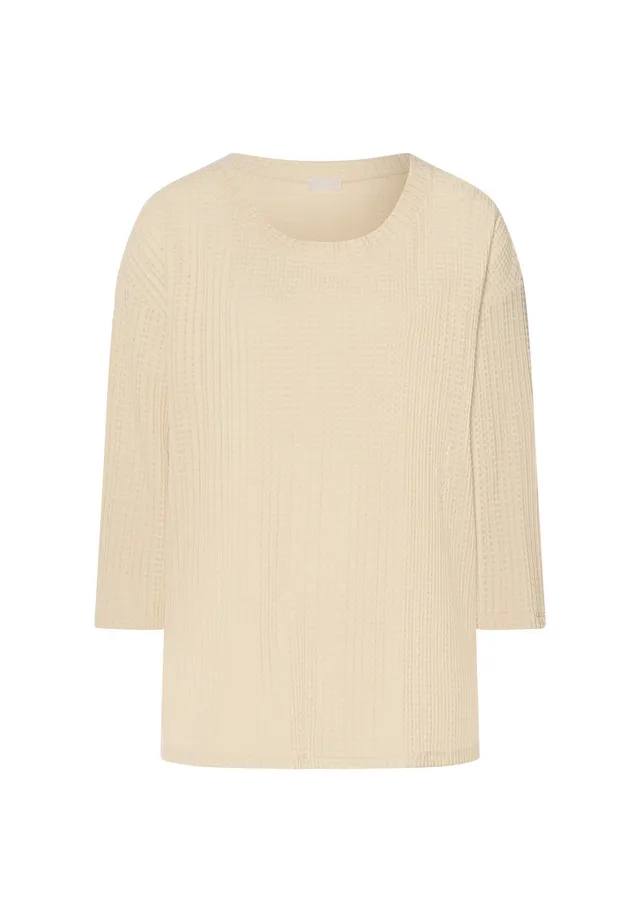 hanro-summer-knits-3-4-slv-shirt-top-oyster-grau image 1