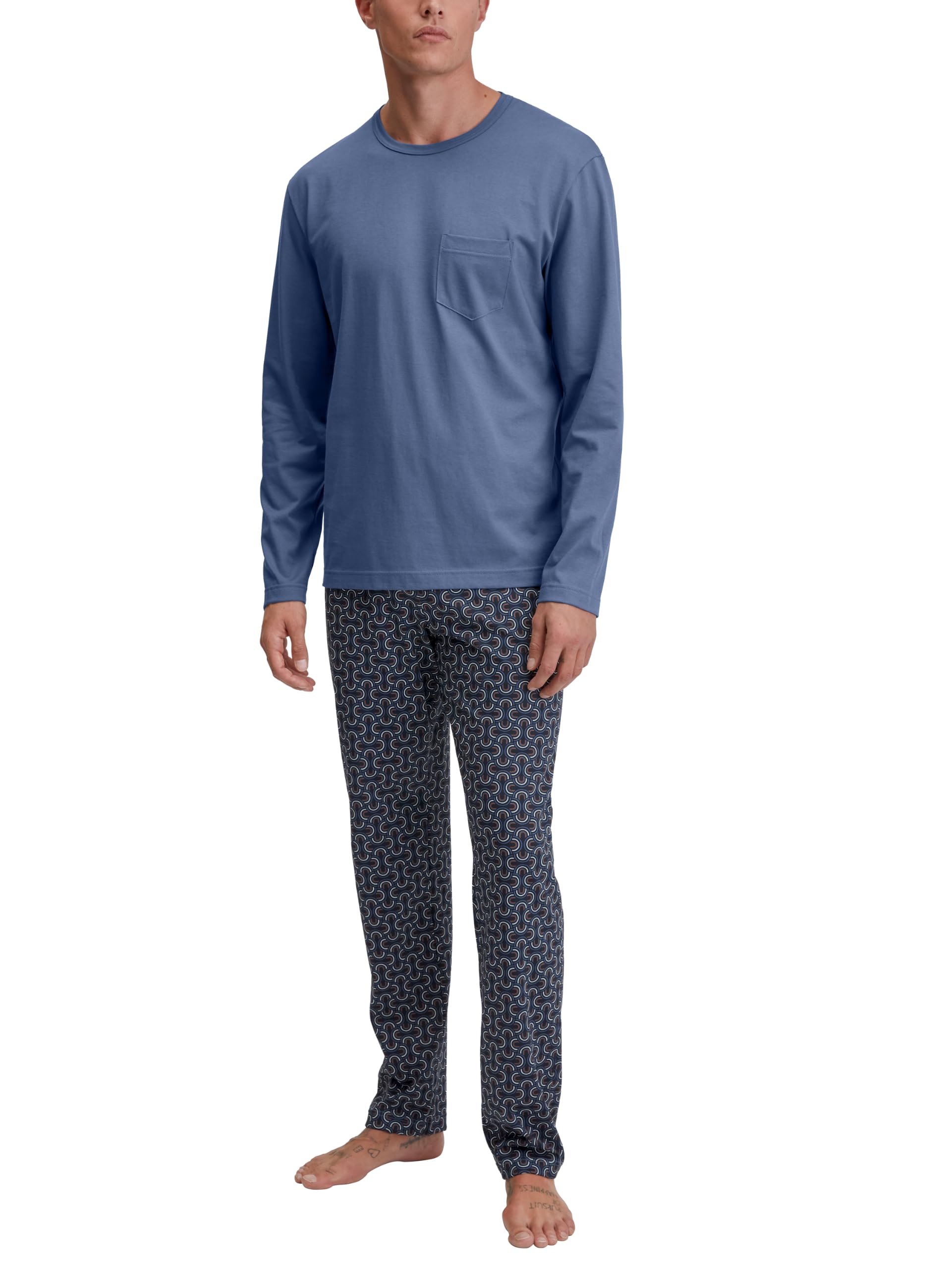 calida-relax-imprint-pyjama-herren-lang-coastal-fjord image 6