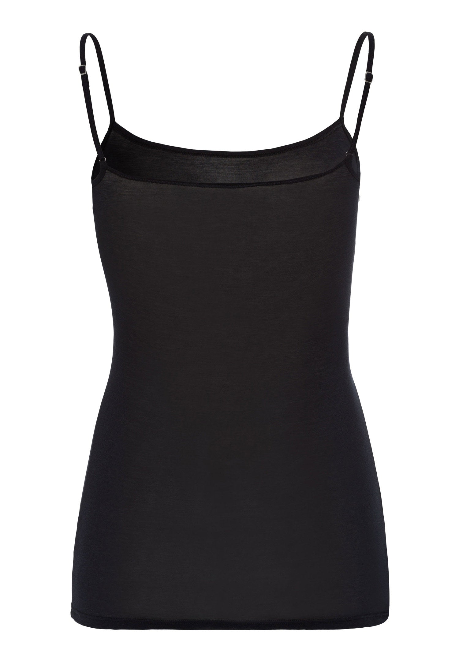 hanro-ultralight-spaghetti-top-schwarz-aus-pima-baumwolle image 3