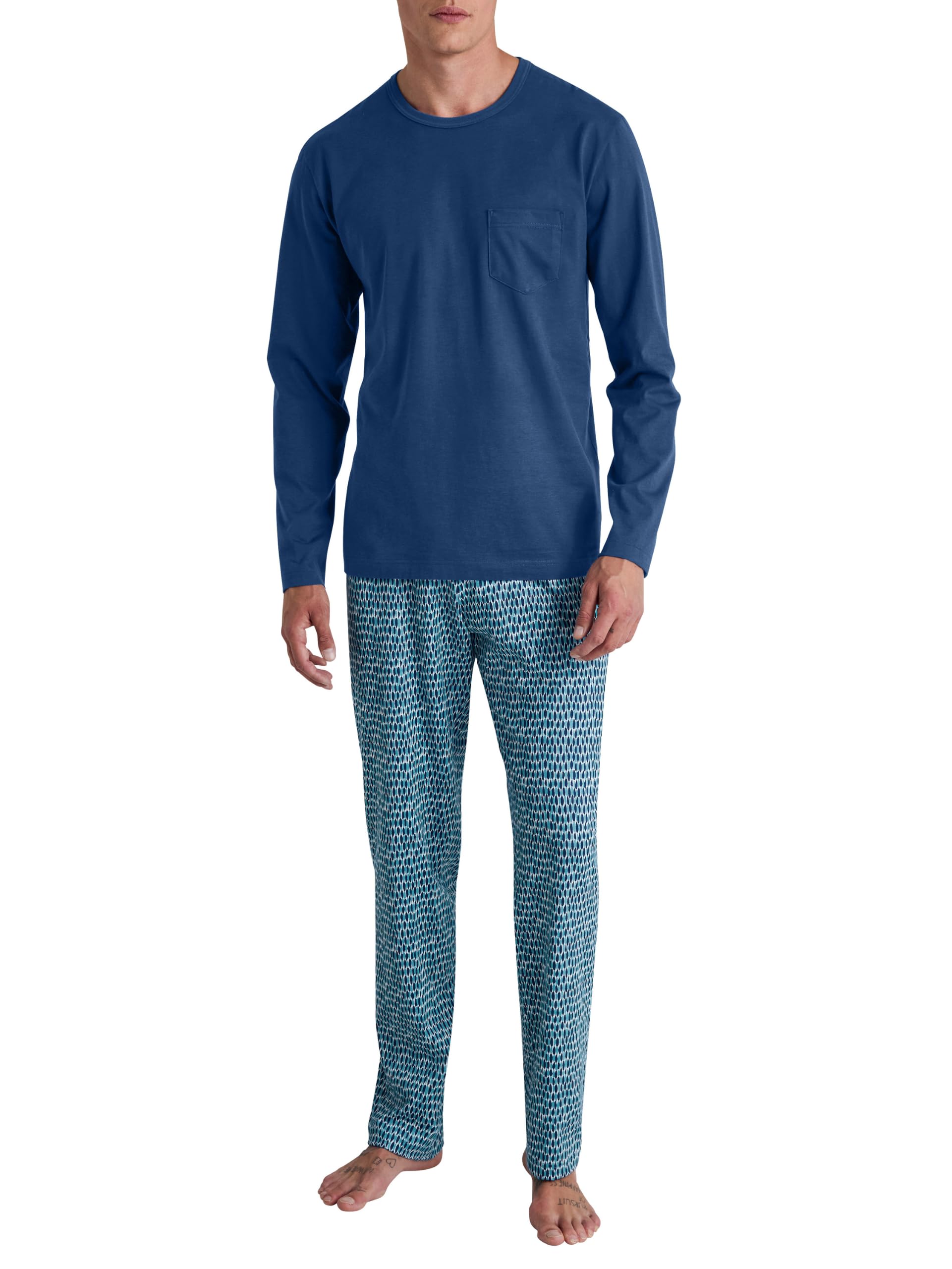 calida-relax-imprint-pyjama-herren-lang-coastal-fjord image 7