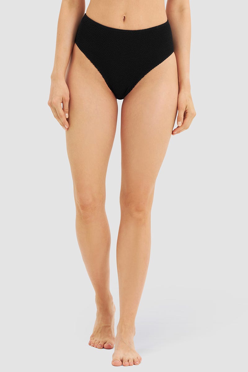 r-sch-be-happy-bikinihose-struktur-schwarz-lycra image 1