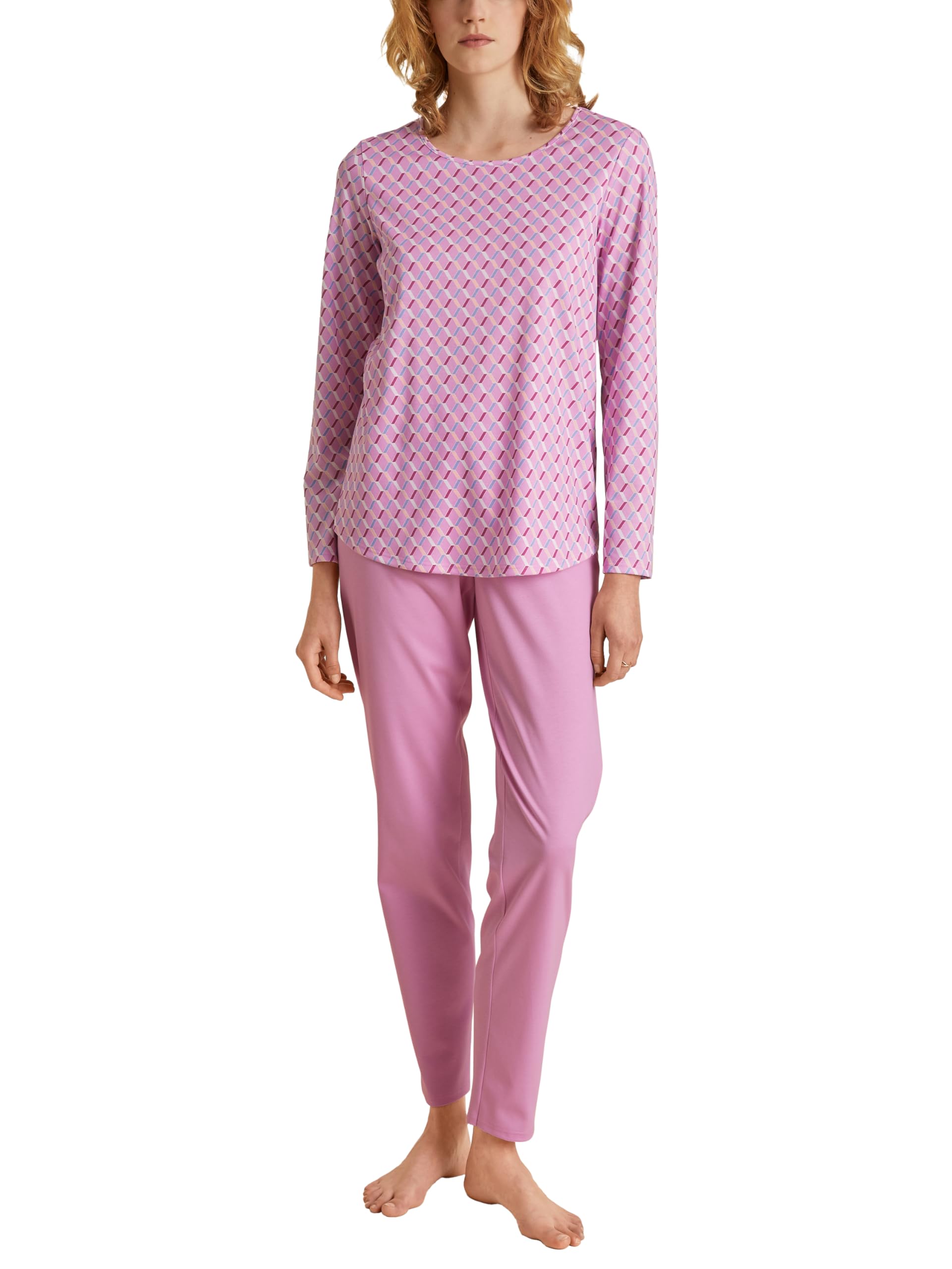 calida-favourites-dreams-pyjama-damen-lang-ice-green-baumwolle image 7