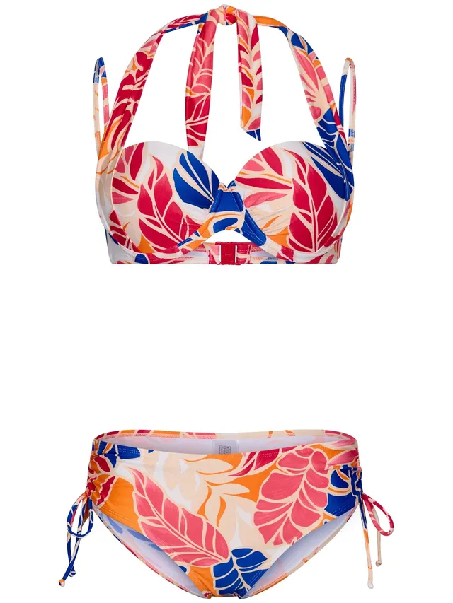 pastunette-sunset-coral-bikini-orange-mit-b-gel image 1