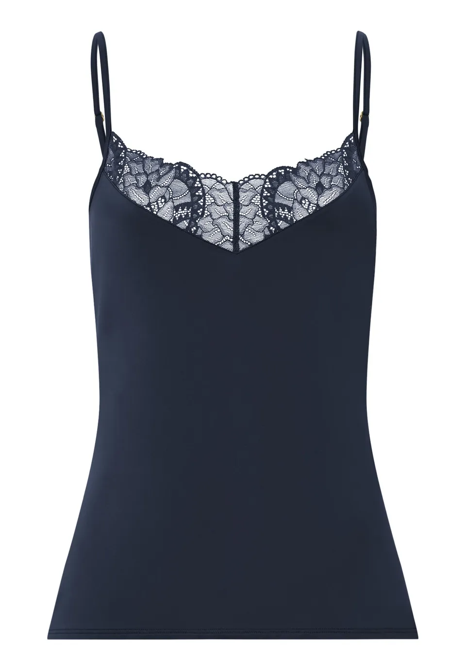 hanro-azelia-spaghetti-top-tr-gertop-deep-navy image 1