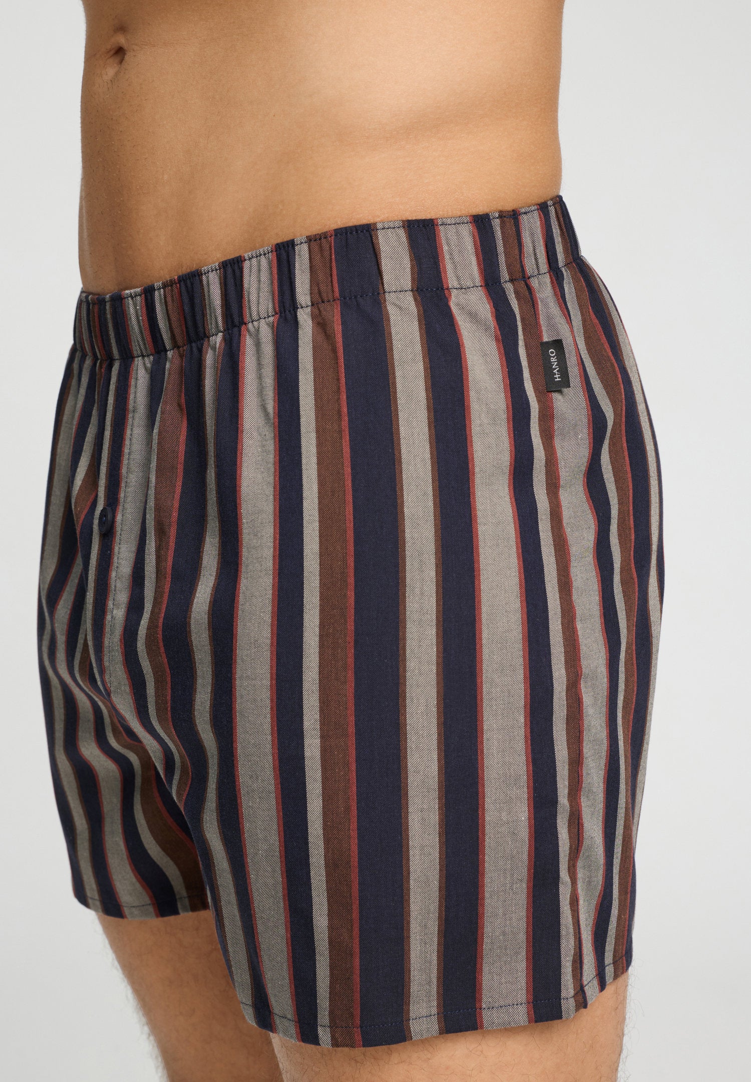 hanro-fancy-woven-boxershorts-pinecone-stripes-baumwolle image 6