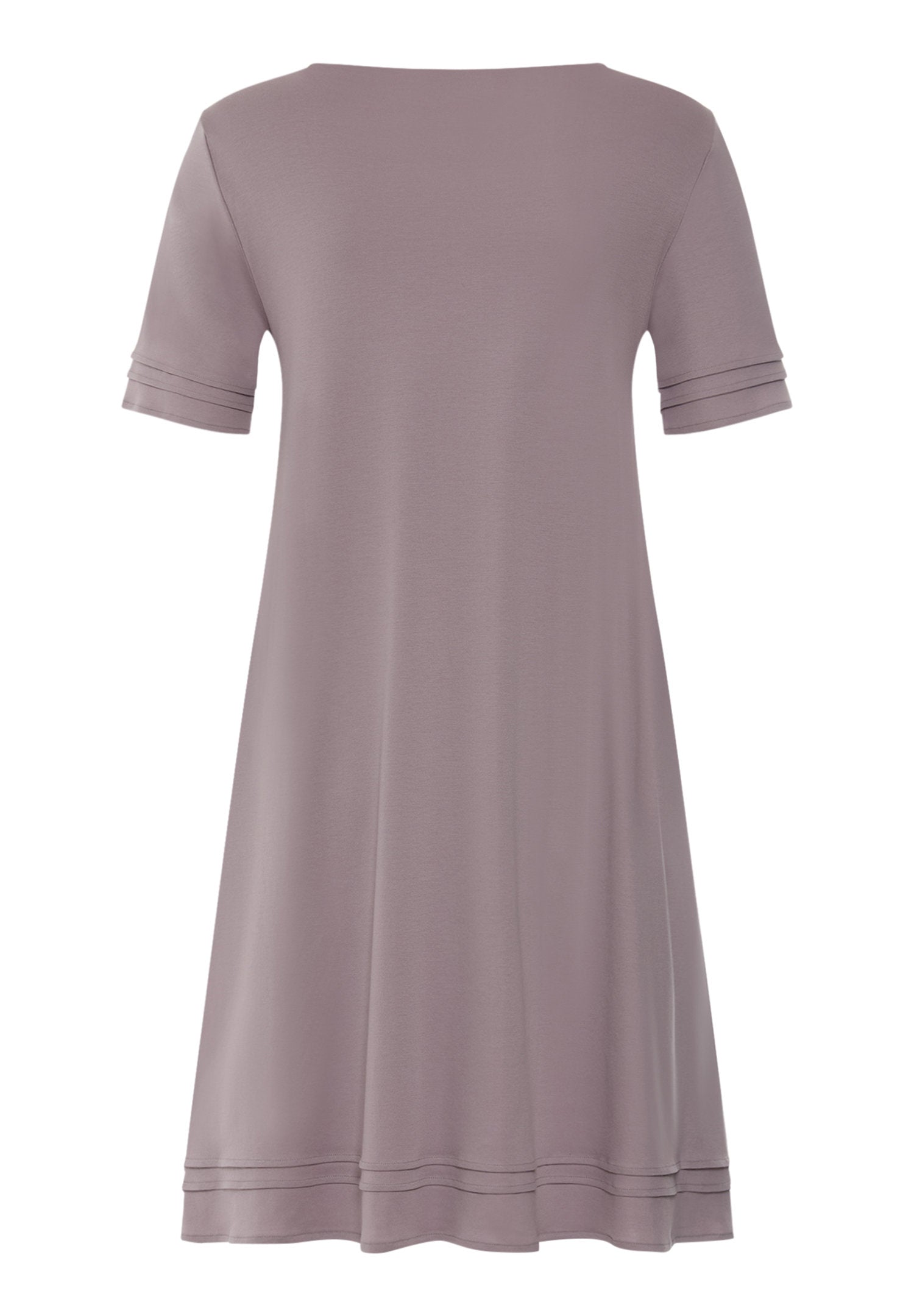 hanro-pilar-kurzarm-nachthemd-stormy-rose-baumwolle-95cm image 3