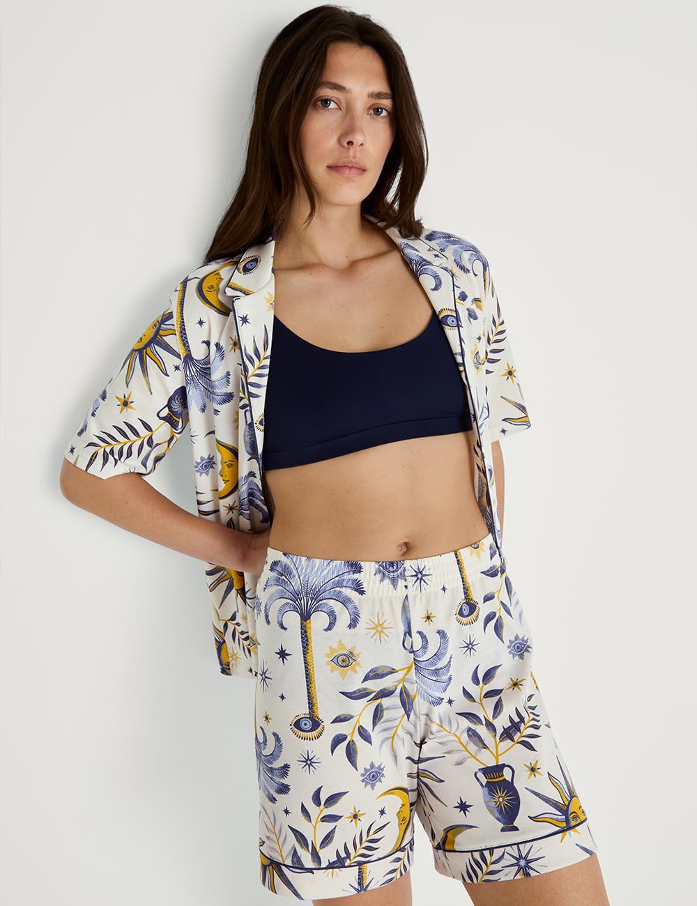 calida-favourites-lounge-amalfi-journey-shorts-damen-baumwolle image 2