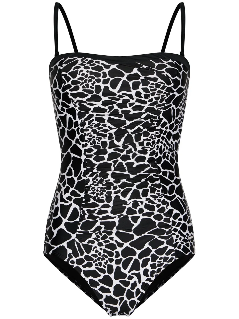 pastunette-noir-safari-badeanzug-schwarz-bandeau-animal image 1