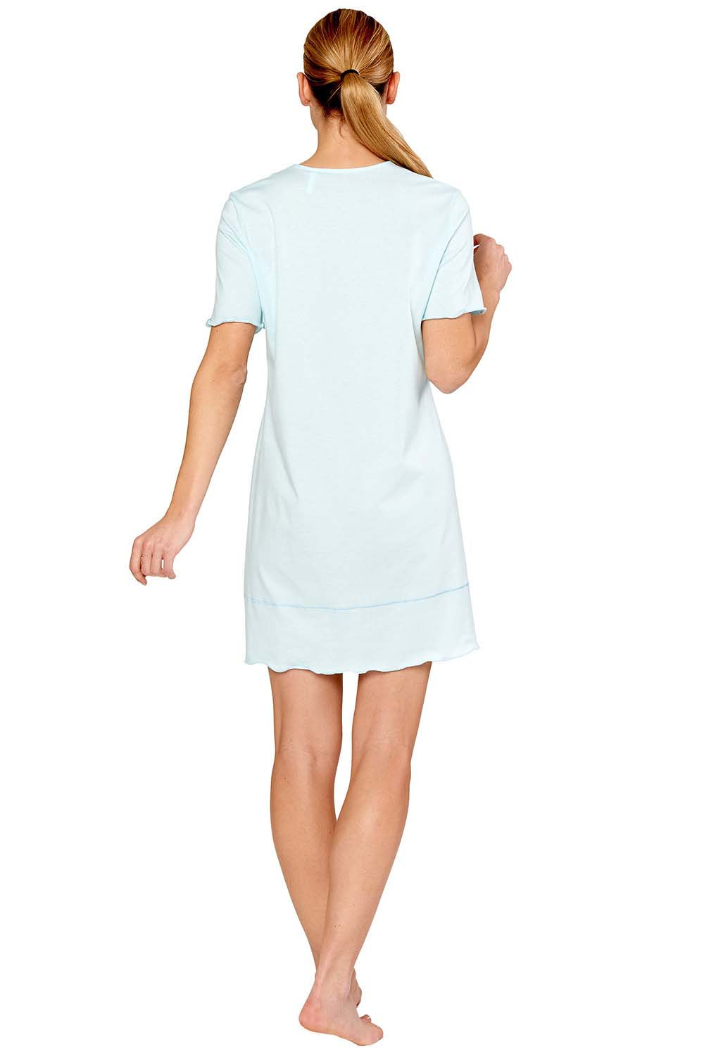 r-sch-be-happy-nachthemd-kurzarm-grau-baumwolle image 8