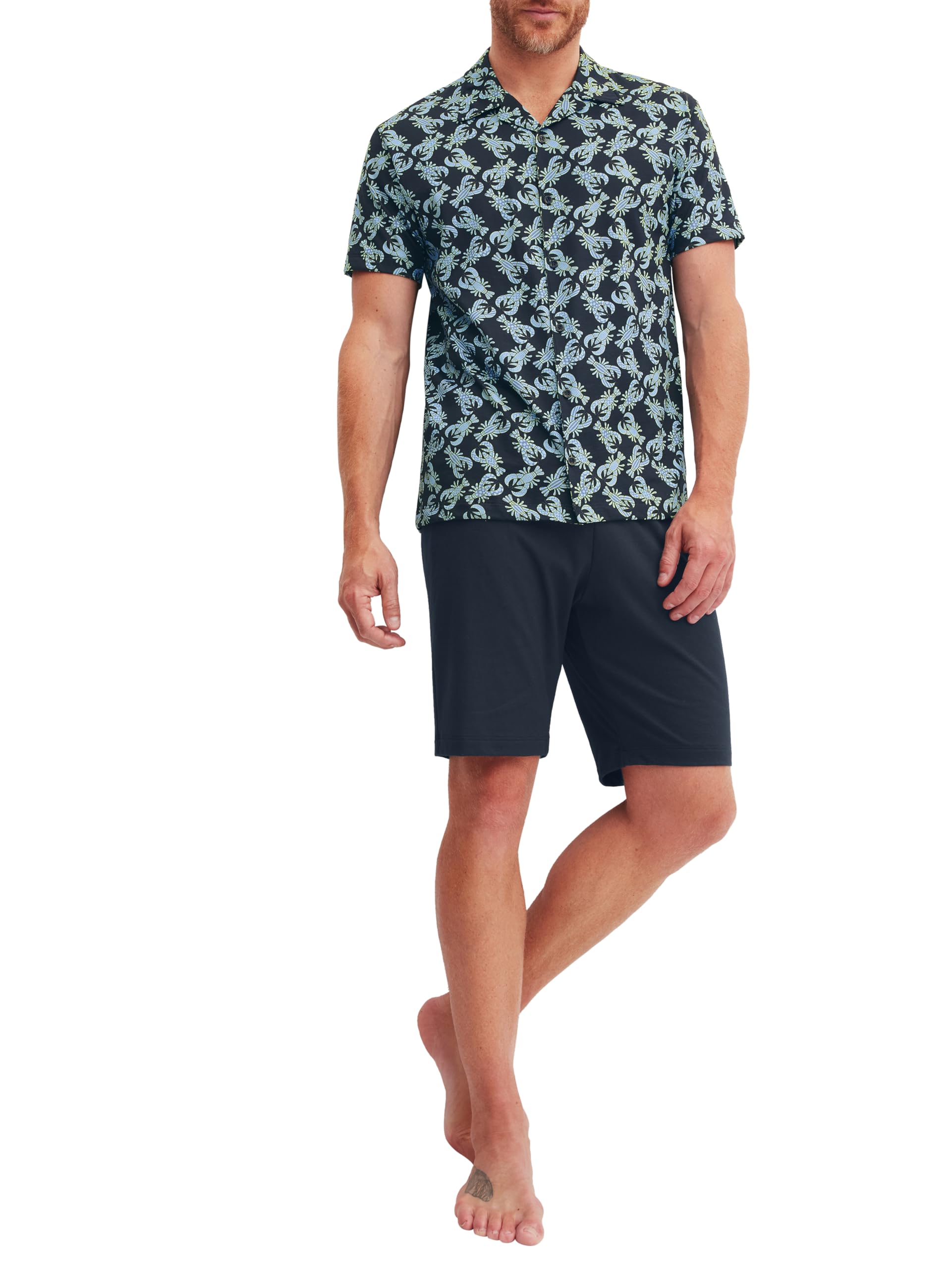 calida-favourites-sleep-herren-pyjama-kurz-gr-e-50-baumwolle image 5