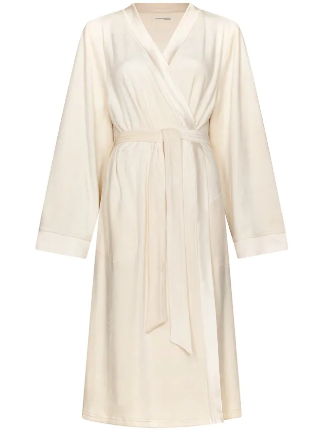 pastunette-premium-kimono-velours-beige-mit-bindeg-rtel image 1