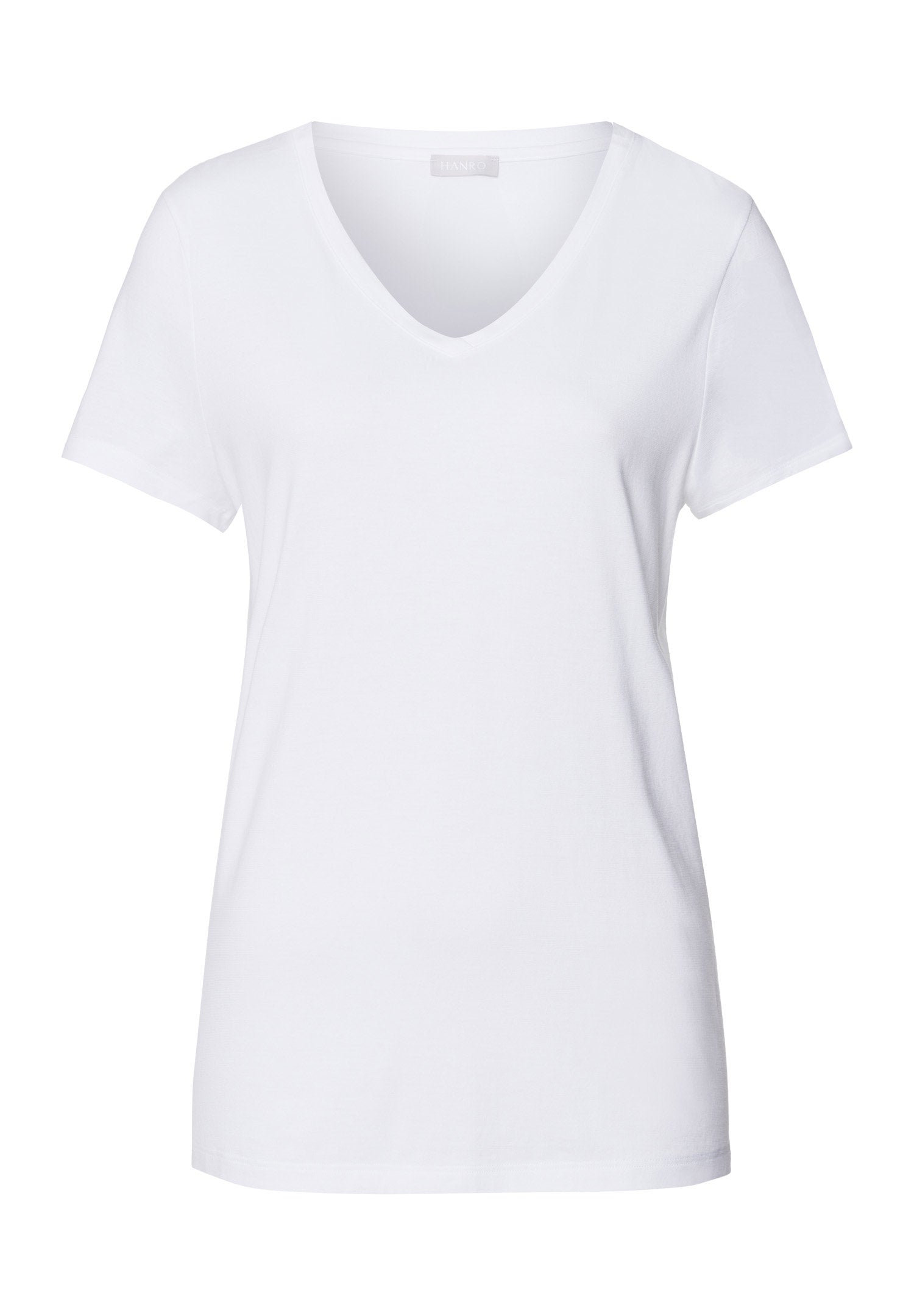 hanro-sleep-lounge-shirt-kurzarm-wei-tencel-modal image 1