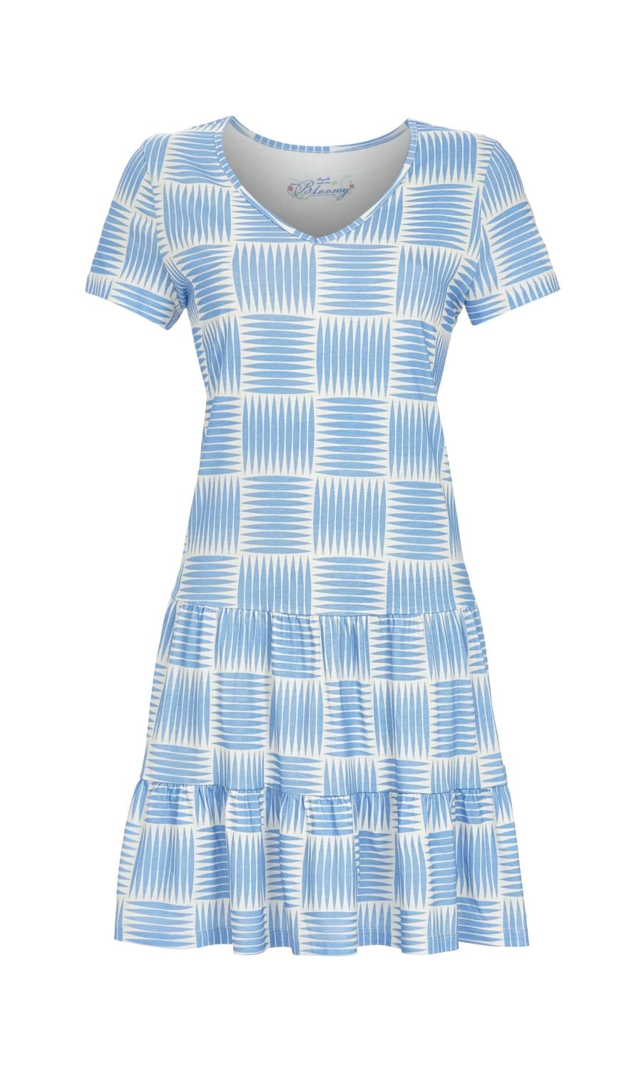 ringella-beach-kleid-v-ausschnitt-baumwolle-modal-90-cm image 1