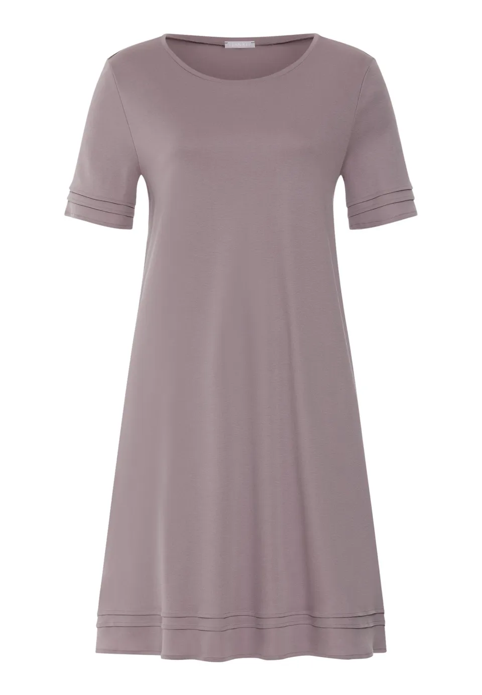 hanro-pilar-kurzarm-nachthemd-stormy-rose-baumwolle-95cm image 1
