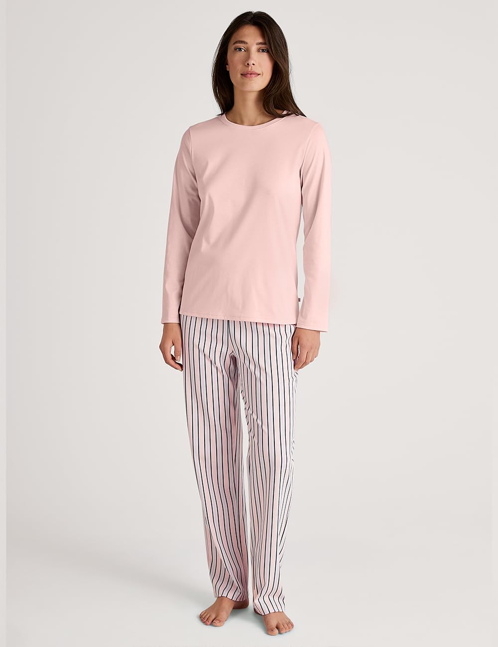 calida-favourites-langarmshirt-damen-v-neck-supima-baumwolle image 4