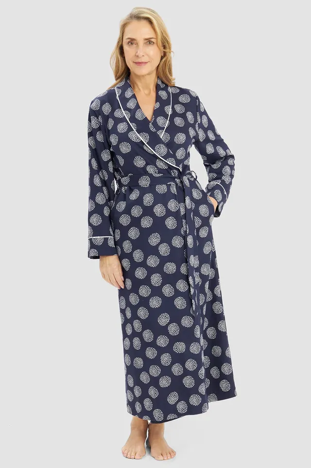 r-sch-be-happy-morgenmantel-maxi-punktemuster-satin-blau image 1