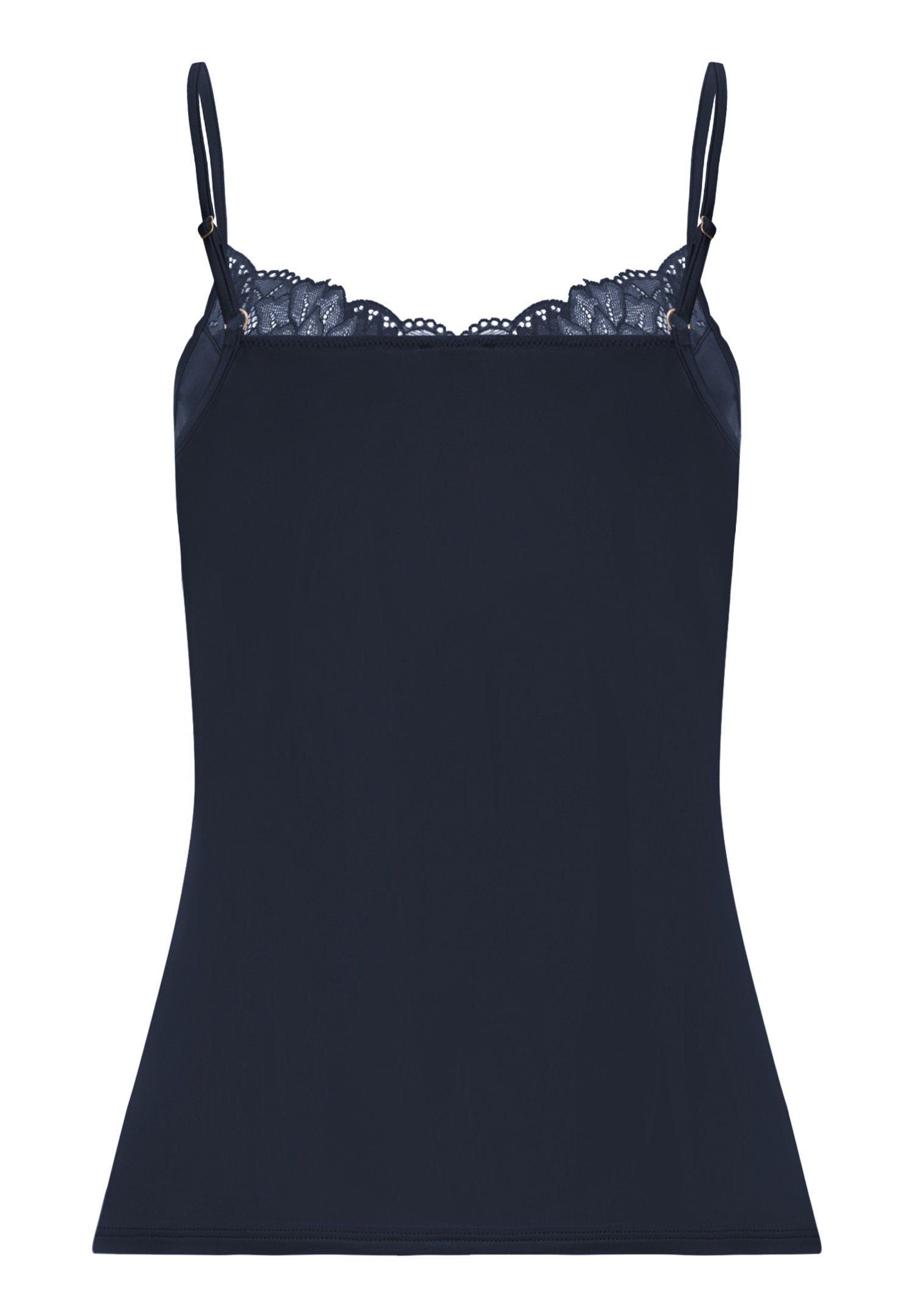 hanro-azelia-spaghetti-top-tr-gertop-deep-navy image 3