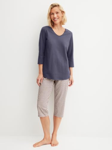 calida-blooming-nights-3-4-pyjama-damen-44-46-baumwolle image 8