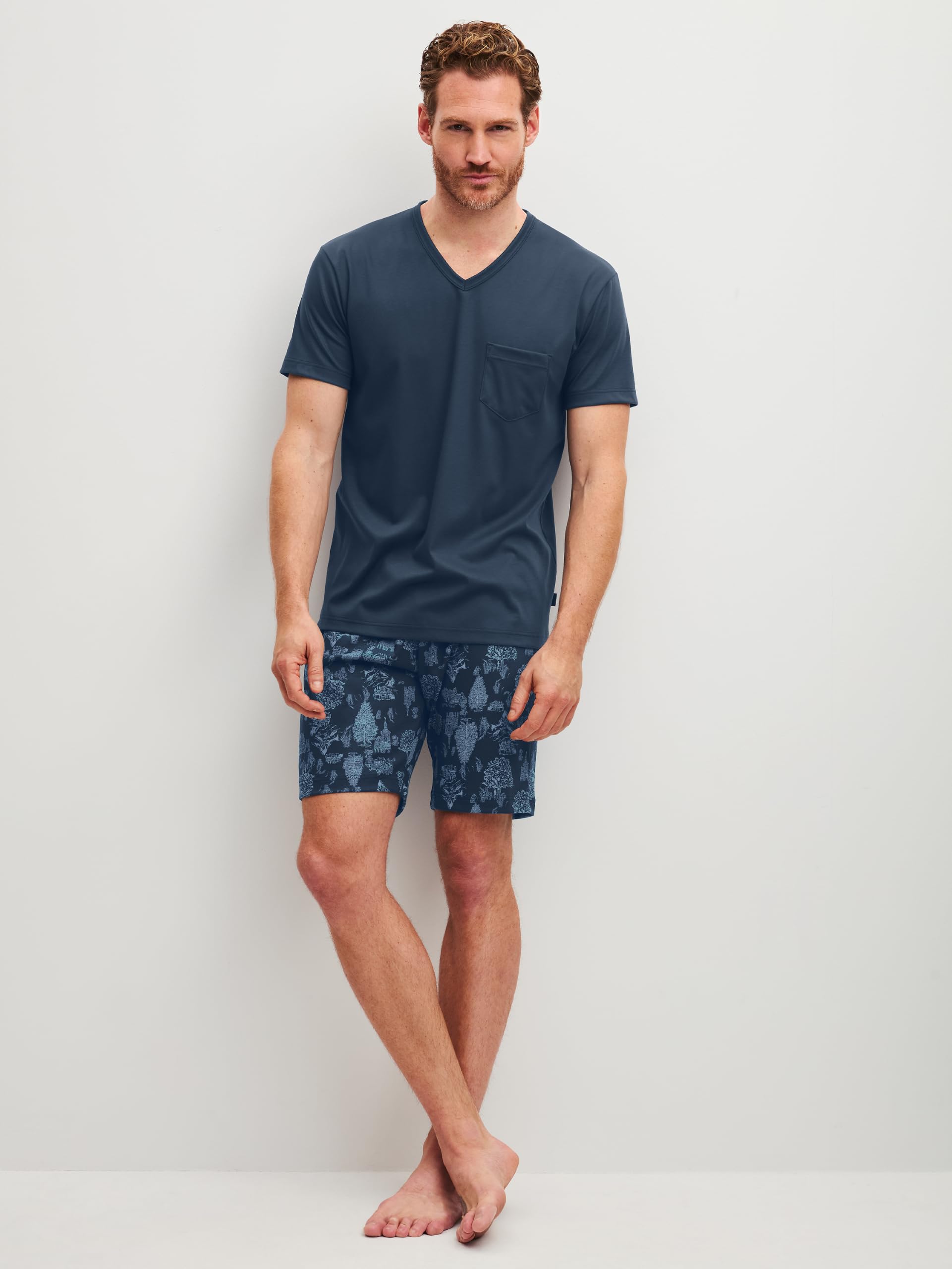 calida-relax-streamline-kurz-pyjama-herren-gr-e-50 image 2